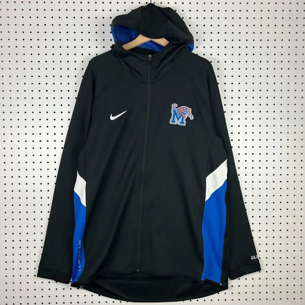 Memphis Tigers Jacket XLT Zip Penny Hardaway 1 Cent‎ Team Issued On Court Warmup